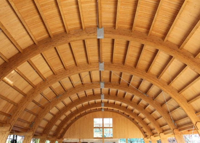 coperture industriali in legno